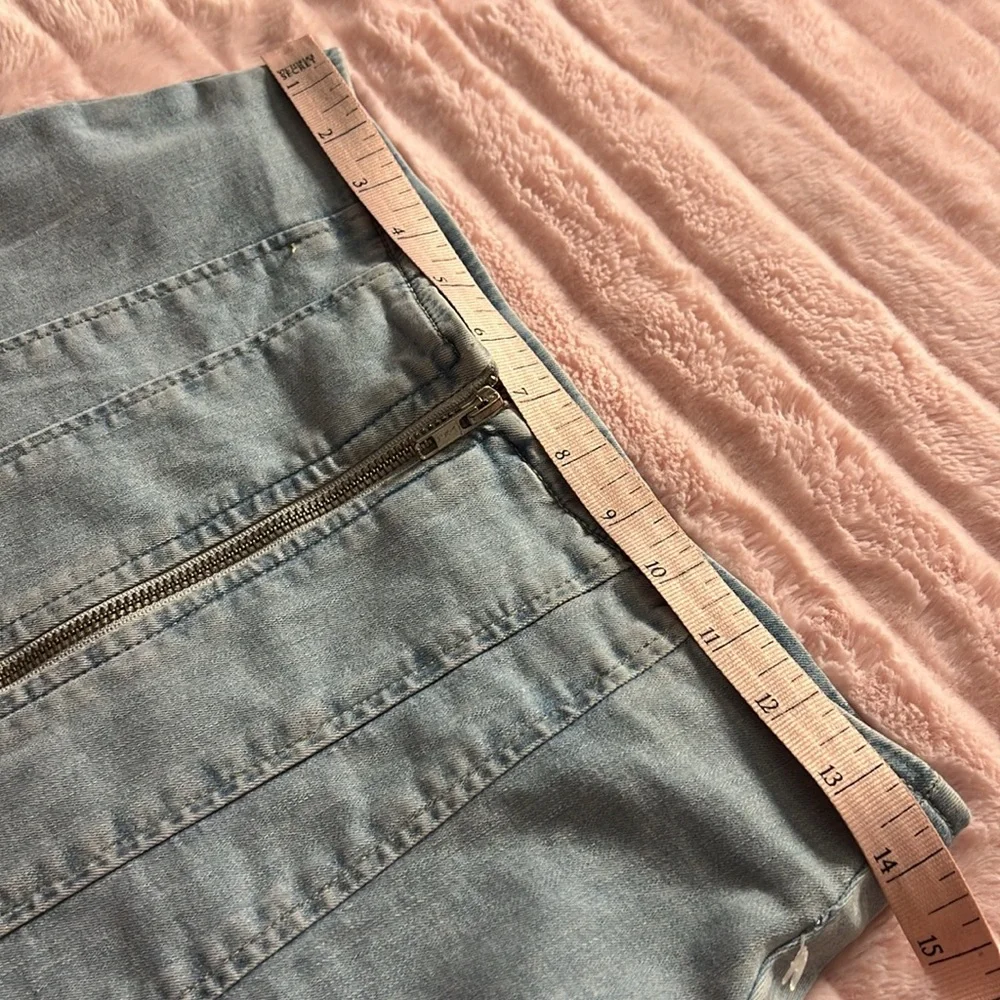 Free People Blue Pencil Mini Skirt Night Out - Picture 9 of 10